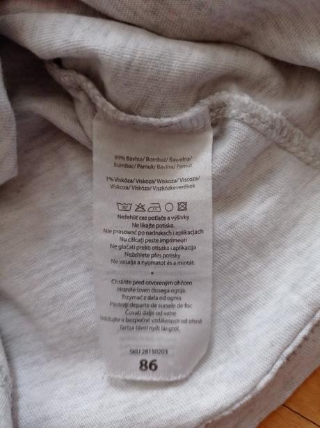 Triko dlouhý rukáv h&m 80, h&m,80