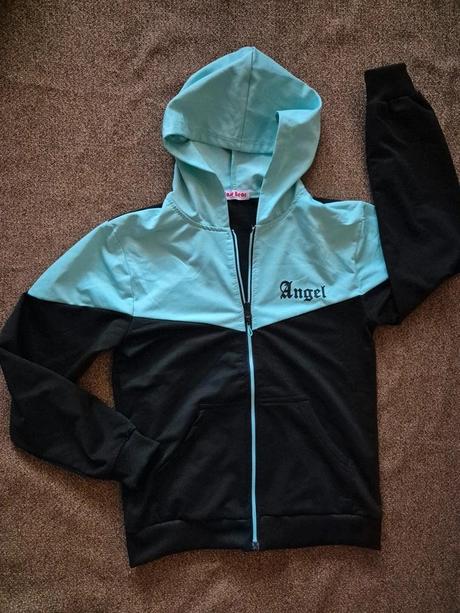 Rozepínací mikina s kapucou - glass barr vel., 158