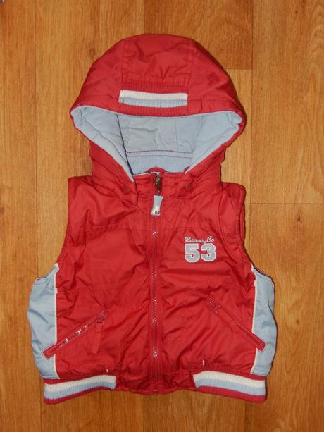 Frajerská vesta s kapucí, baby club,74