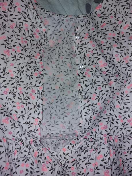 Šaty neon květy, h&m,140