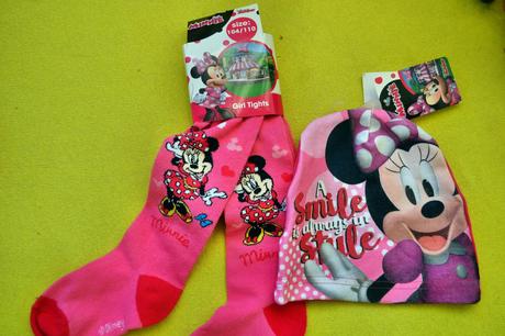 Krásné punčocháče v.104-110,čepice disney, disney,104 / 110