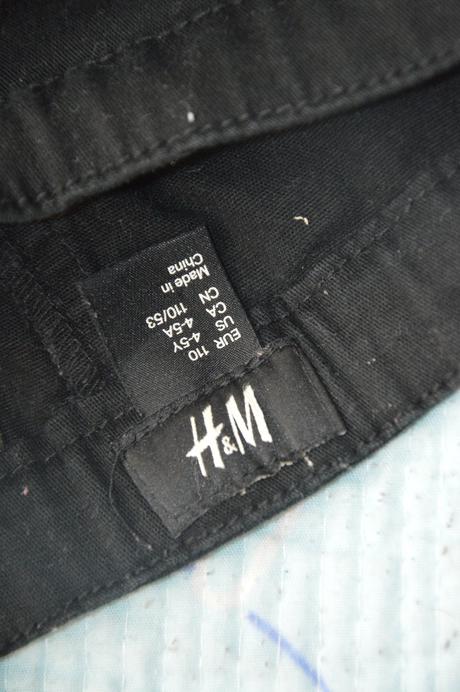 110 černé elastické džíny džegíny, h&m,110
