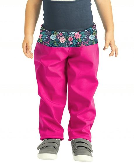 Softshellové kalhoty unuo s fleecem dětské, unuo,92 / 98