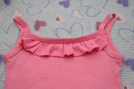 128 134 140 letní bavlněné tílko s kanýry, 134