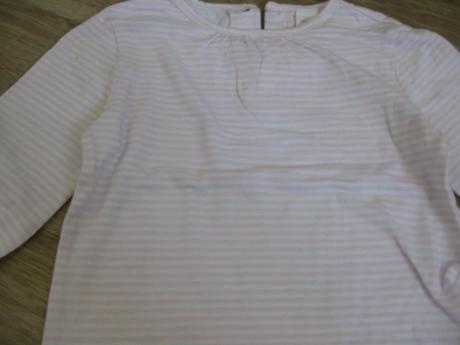 Souprava - riflové lacláče, triko, punčochy, c&a,92