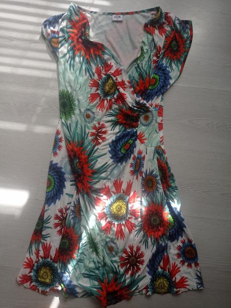 Barevné zavinovací šaty 38,40 m,l, 38