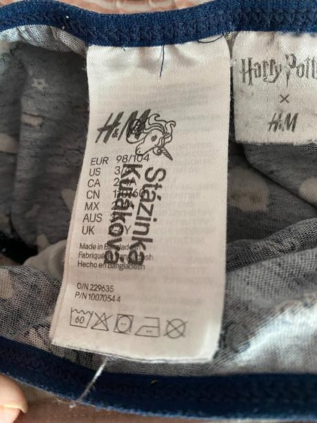 8x kalhotky 98/104, h&m,104