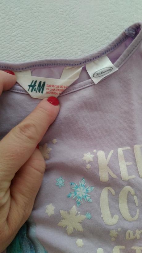 Trika frozen vel. 98-104, h&m,98