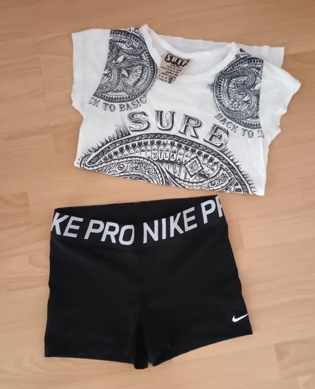 Sportovní kraťase nike pro dri-fit vel.s/m+ triko, nike,s