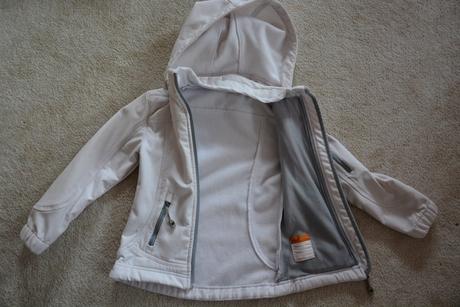 Bílá softshell bunda, 116
