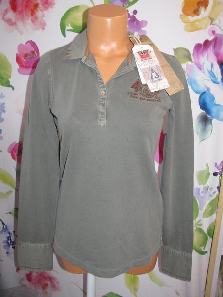 Dámské khaki polo tričko gaastra, m