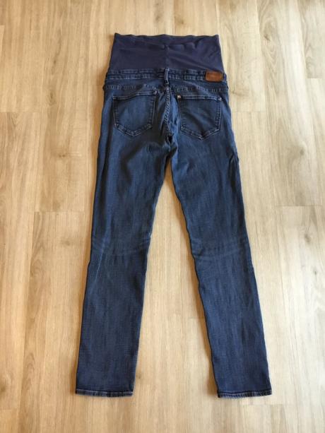 Těhotenské slim džíny h&m vel. 42, h&m,42