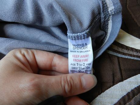 Triko dlouhý rukáv monster, marks & spencer,92