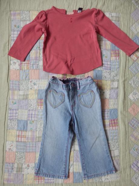 Rifle + tričko gap, vel.18-24 m, gap,86