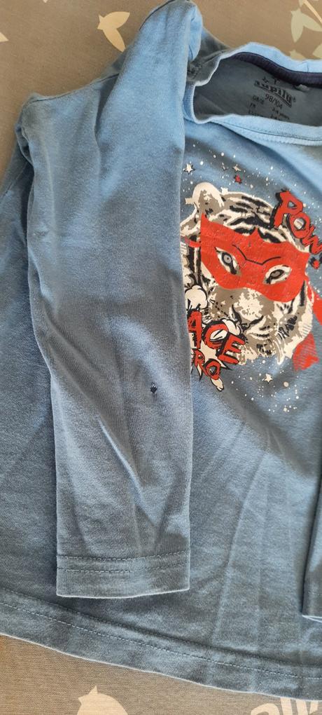 2x chlapecké tričko, značky lupilu, vel. 98/104, lupilu,98