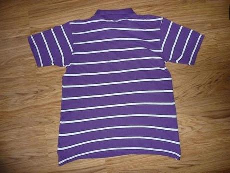 Fialové pruhované triko maple vel.m, m