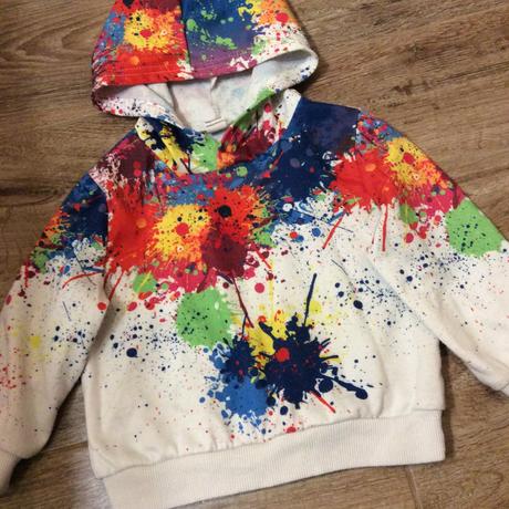 Mikina s barevnými cákanci, 98