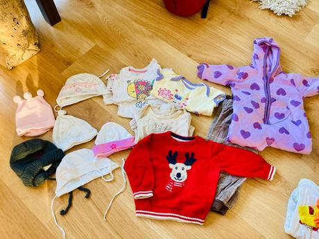 Mix oblečení dívka 0-3 měsíce, 50–62