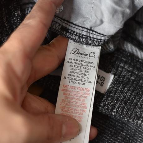 Džíny vel. 3 - 4 roky, denim co,104