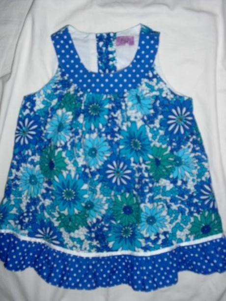 Nádherné modré květované šaty, f&f,92
