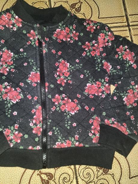 Dívčí frajerská bunda květy vel. 104 - 110, young dimension,104