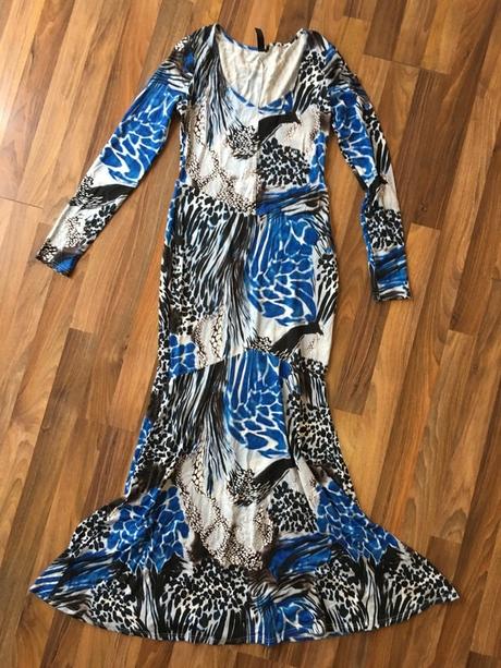 Nádherné maxišaty xxs - s, rainbow, xs