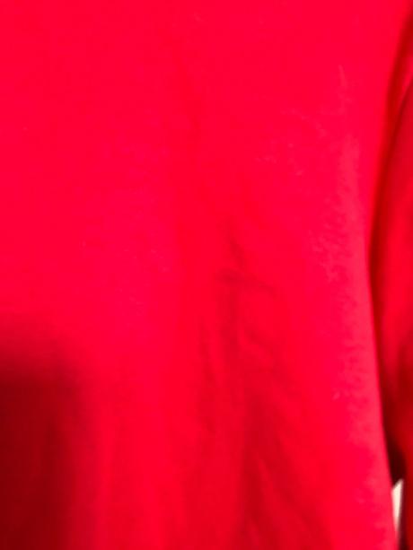 Červená tepláková mikina, 140