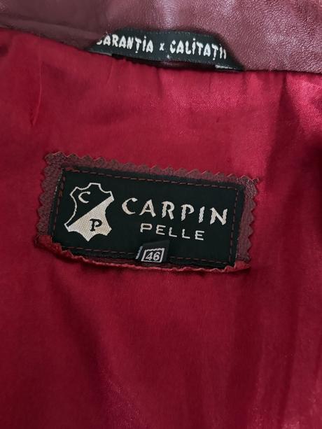 Kozene sako červené m + bluza, m