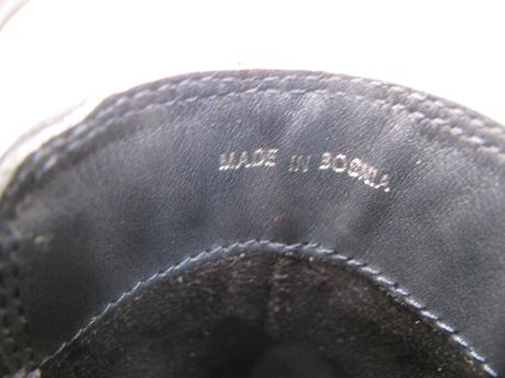 Kožené tmavě modré kotníkové boty typu chelsea, baťa,38