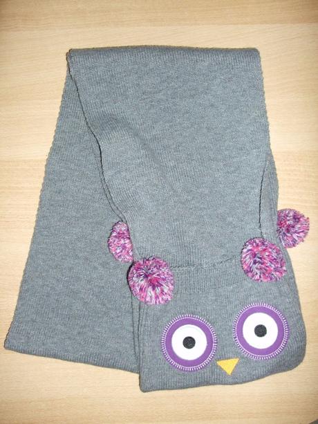 Šála sovičky s kapsami na ruky, 122