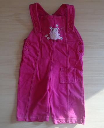 Tepláky s laclem sytě růžové, vel. 74, wolf,74