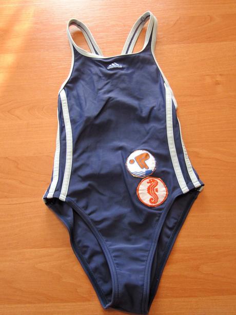 Dívčí plavky adidas vel 122-128, adidas,128