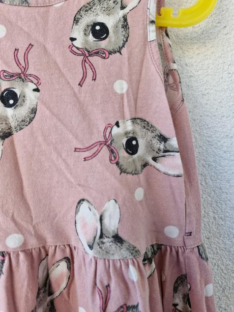 Šaty s králíčky, h&m,122