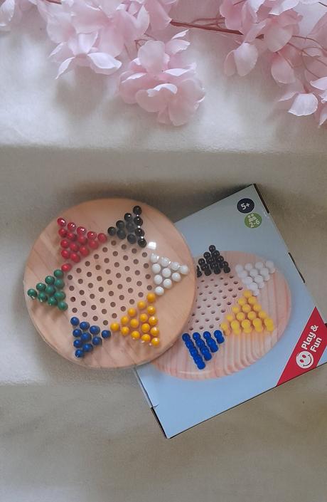 Halma dřevěná společenská hra small foot,