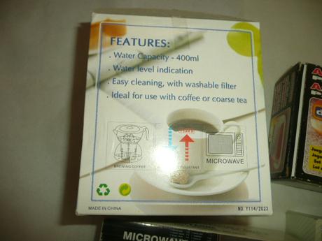 Mikrovlnná trouba nádobí kafe párky vejce,