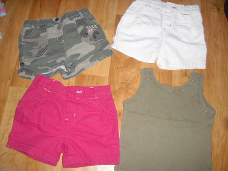 3xkraťásky 86/92 + tílečko, 86–98