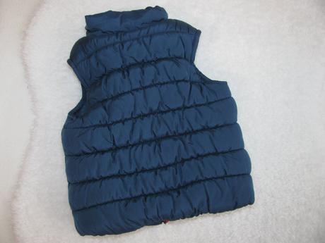 Krásná modrá chlapecká prošívaná vesta, mothercare,86