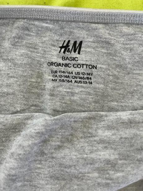 Letní šedé tílko top, h&m,152