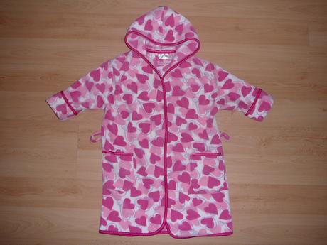 Flísový župan se srdíčky, 86