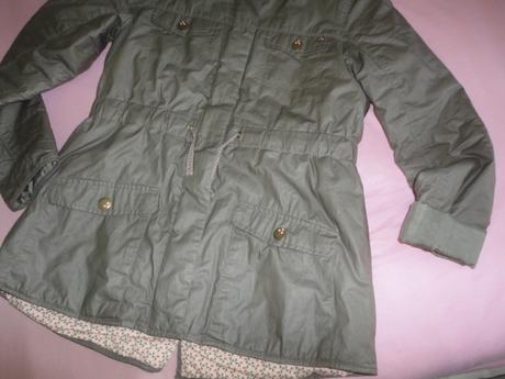 Přechodová, slabá zimní bunda okaidi, vel. 140-152, 146