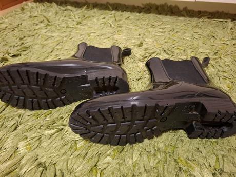 Černé nižší dámské holínky, vel. 39, 39