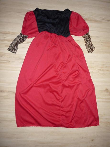Zlato červené šaty/kostým,