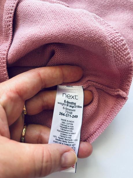 Svetr růžový zn. next - v.6/9 mes., next,74