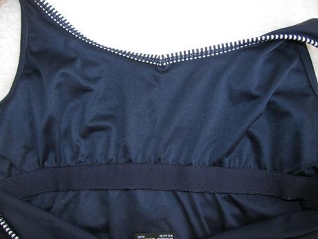 Dámské tmavě modré jednodílné plavky, 42