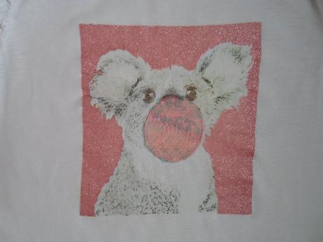 Bílé tričko triko krátký rukáv, reserved,152