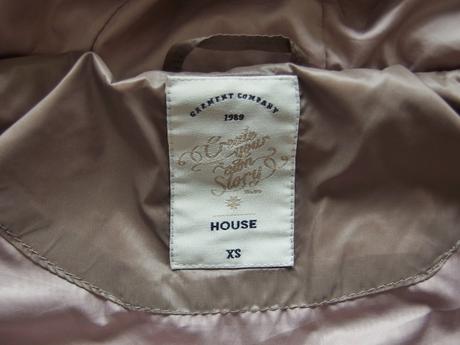Zimní prošívaná bunda zn. house xs / 158 top stav, house,158