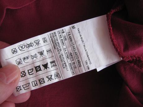 Vínově červené bavlněné tričko s nápisem benetton, benetton,128