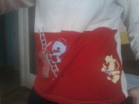 20 - tričko na spaní, m