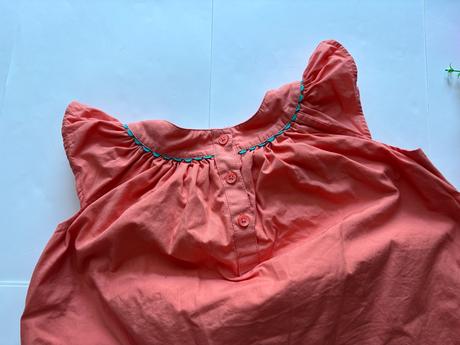 Ob/ krásné šaty cihlové barvy - v.5/6 let, marks & spencer,116