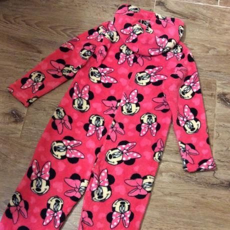 Teplý fleece overal s myškou minnie, disney,122